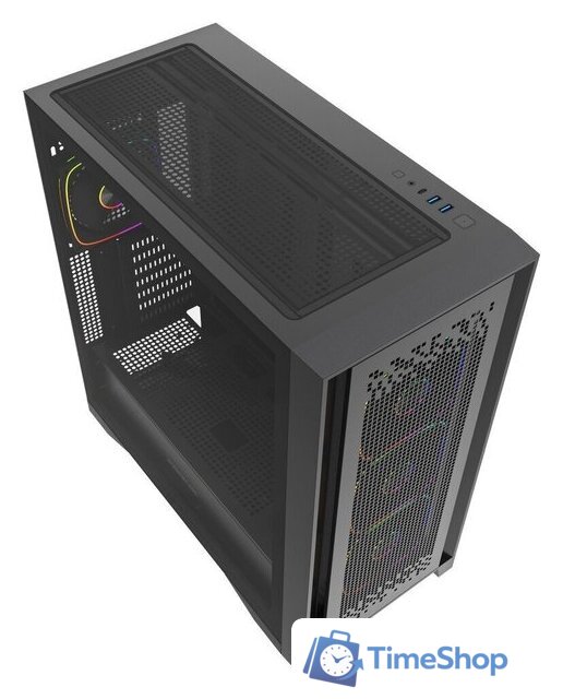 Корпус Powercase ByteFlow Pro ARGB CH9GPB-A4 - Изображение №3 — Интернет-магазин Time-Shop