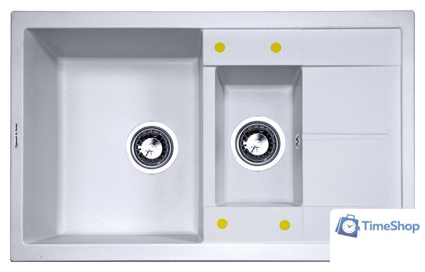 Кухонная мойка Zigmund & Shtain Rechteck 780.2 (млечный путь) - Изображение №1 — Интернет-магазин Time-Shop