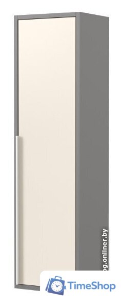 Дабер Шкаф-полупенал 015 СТ15.0.0.19Б (бежевый/серый/ручка белая) - Изображение №1 — Интернет-магазин Time-Shop