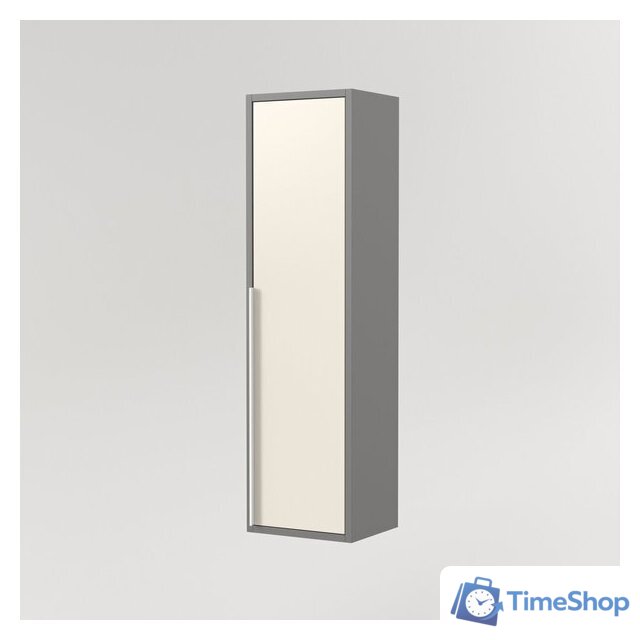  Дабер Шкаф-полупенал 015 СТ15.0.0.19Б (бежевый/серый/ручка белая) - Изображение №2 — Интернет-магазин Time-Shop