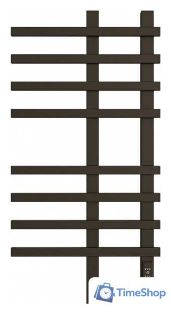 Полотенцесушитель Двин LX plaza neo 80/50 (Черный матовый) - Изображение №1 — Интернет-магазин Time-Shop