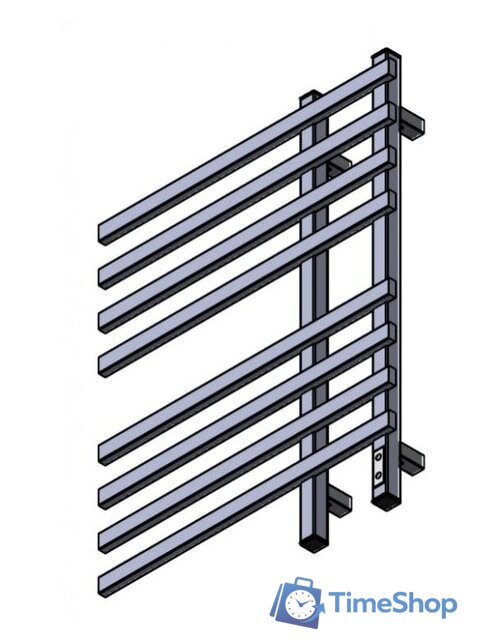 Полотенцесушитель Двин LX plaza neo 80/50 (Черный матовый) - Изображение №3 — Интернет-магазин Time-Shop