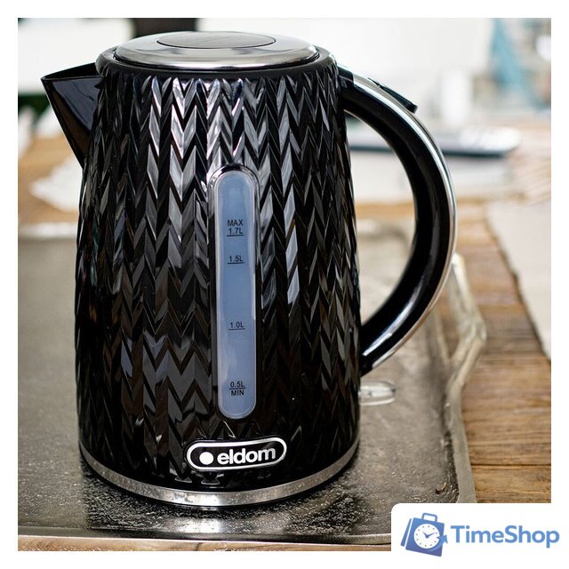 Электрический чайник Eldom C260 Nelo (черный) - Изображение №5 — Интернет-магазин Time-Shop