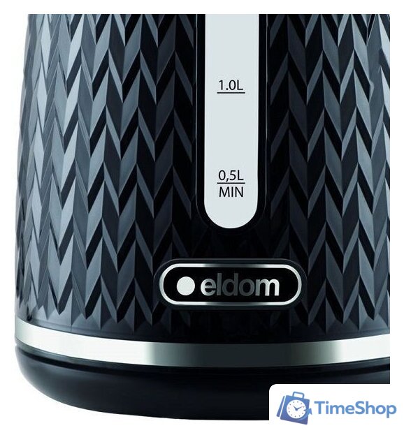 Электрический чайник Eldom C260 Nelo (черный) - Изображение №2 — Интернет-магазин Time-Shop