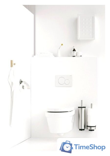 Держатель для туалетной бумаги Brabantia Profile 427626 (стальной матовый) - Изображение №5 — Интернет-магазин Time-Shop