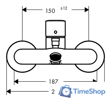 Смеситель Hansgrohe Talis E 71740000 (хром) - Изображение №3 — Интернет-магазин Time-Shop