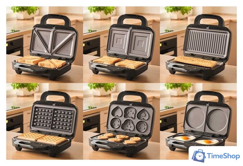 Многофункциональная сэндвичница Sencor SSM 9860BK - Изображение №13 — Интернет-магазин Time-Shop
