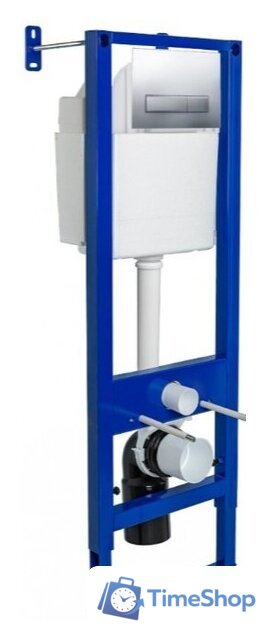 Инсталляция для унитаза Berges Wasserhaus Atom Line 410 040338 (с кнопкой) - Изображение №1 — Интернет-магазин Time-Shop