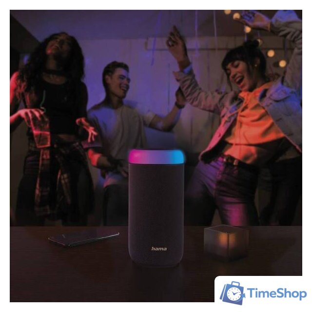 Беспроводная колонка Hama Shine 2.0 (черный) - Изображение №5 — Интернет-магазин Time-Shop