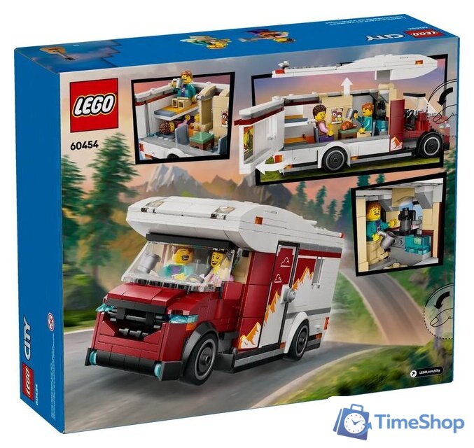Конструктор LEGO City Кемпер-фургон для отдыха и приключений 60454 - Изображение №2 — Интернет-магазин Time-Shop