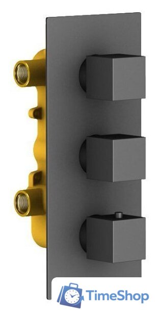 Душевая система  Timo Tetra-Thermo SX-0199/03SM (черный) - Изображение №4 — Интернет-магазин Time-Shop