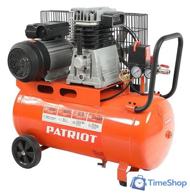 Компрессор Patriot PTR 50-360I - Изображение №1 — Интернет-магазин Time-Shop
