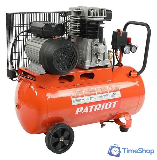Компрессор Patriot PTR 50-360I - Изображение №2 — Интернет-магазин Time-Shop