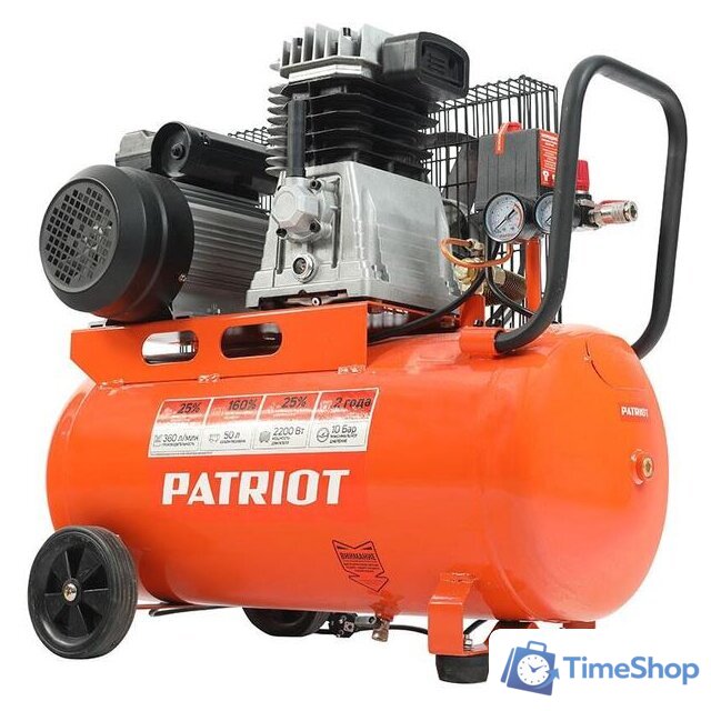 Компрессор Patriot PTR 50-360I - Изображение №4 — Интернет-магазин Time-Shop