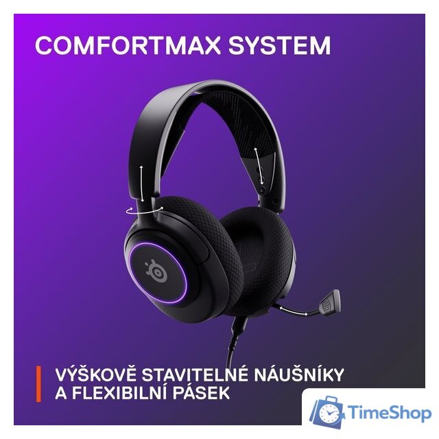 Наушники SteelSeries Arctis Nova 3 - Изображение №22 — Интернет-магазин Time-Shop