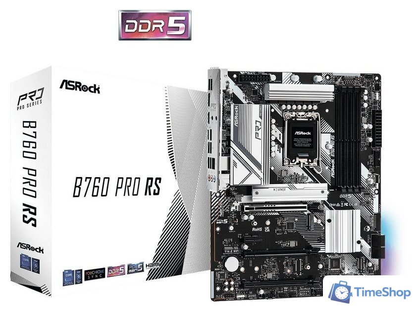 Материнская плата ASRock B760 PRO RS - Изображение №4 — Интернет-магазин Time-Shop