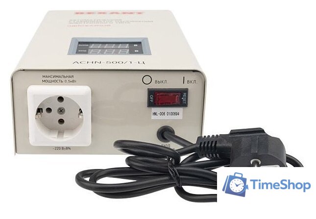 Стабилизатор напряжения Rexant АСНN-500/1-Ц - Изображение №5 — Интернет-магазин Time-Shop