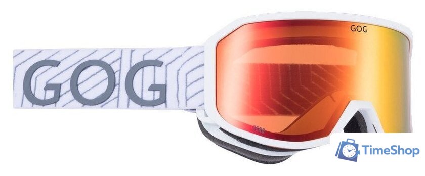 Горнолыжная маска (очки) GOG H775-4 (белый матовый) - Изображение №1 — Интернет-магазин Time-Shop