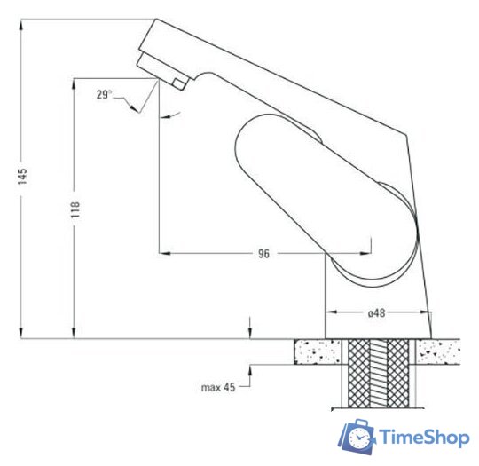 Смеситель Deante Chaber BGC 021N - Изображение №3 — Интернет-магазин Time-Shop