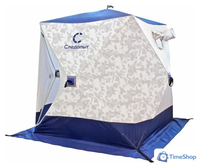 Палатка для зимней рыбалки Следопыт Куб PF-TW-26 (синий) - Изображение №1 — Интернет-магазин Time-Shop