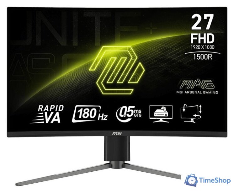 Игровой монитор MSI MAG 27C6PF - Изображение №1 — Интернет-магазин Time-Shop