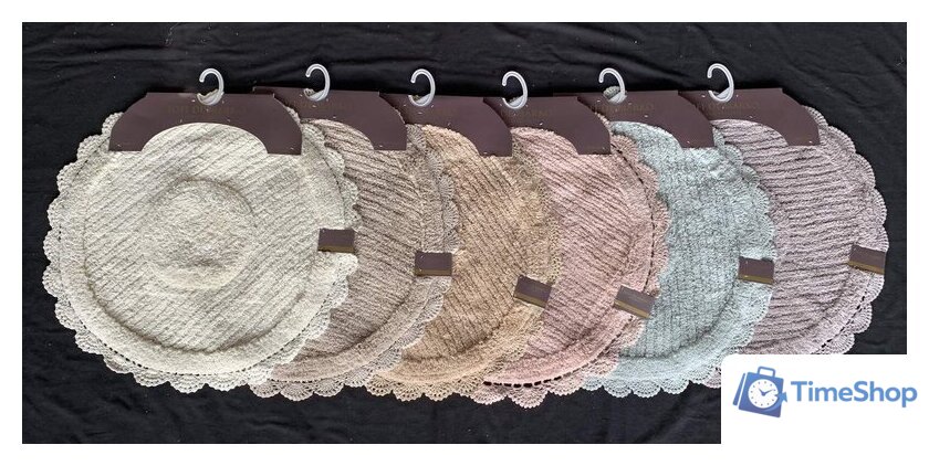 Коврик для ванной Sofi De MarkO Laura Кружевной 75x75 КВ-ЛА-5-75х75 (капучино) - Изображение №3 — Интернет-магазин Time-Shop