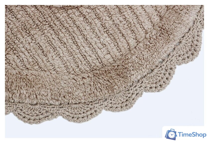 Коврик для ванной Sofi De MarkO Laura Кружевной 75x75 КВ-ЛА-5-75х75 (капучино) - Изображение №2 — Интернет-магазин Time-Shop