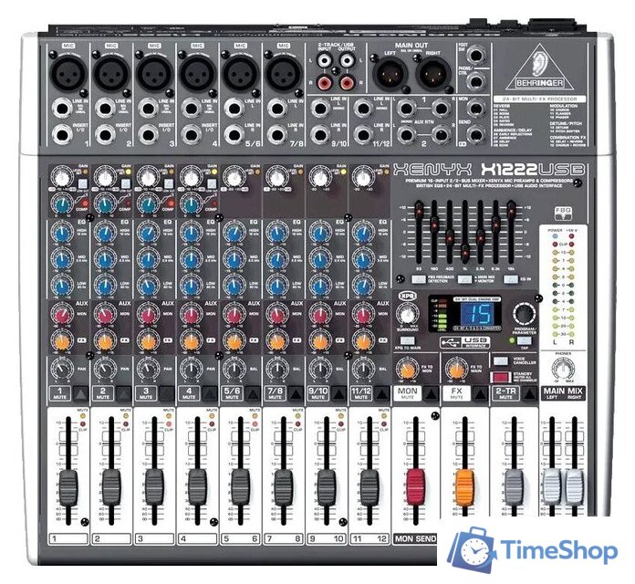 Микшерный пульт Behringer Xenyx X1222USB - Изображение №1 — Интернет-магазин Time-Shop