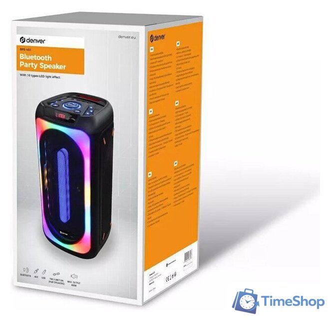 Беспроводная колонка Denver Electronics BPS-451 - Изображение №7 — Интернет-магазин Time-Shop