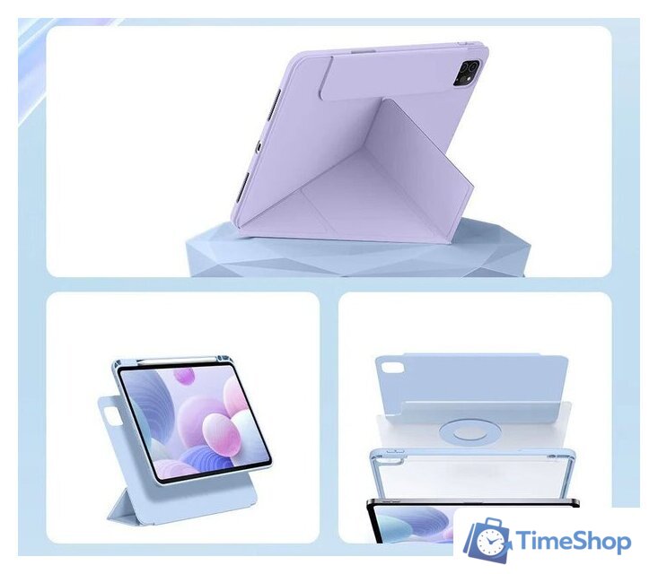 Чехол для планшета Baseus Minimalist для Apple iPad 10.2 (голубой) - Изображение №23 — Интернет-магазин Time-Shop