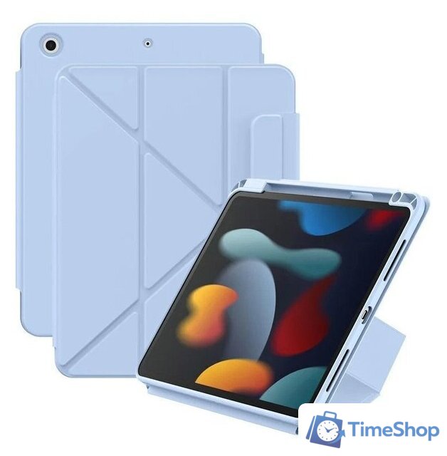 Чехол для планшета Baseus Minimalist для Apple iPad 10.2 (голубой) - Изображение №4 — Интернет-магазин Time-Shop