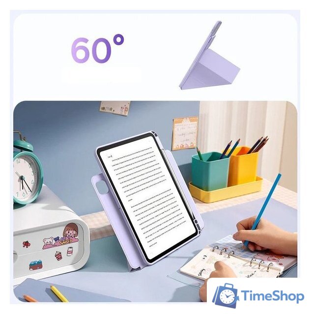 Чехол для планшета Baseus Minimalist для Apple iPad 10.2 (голубой) - Изображение №20 — Интернет-магазин Time-Shop