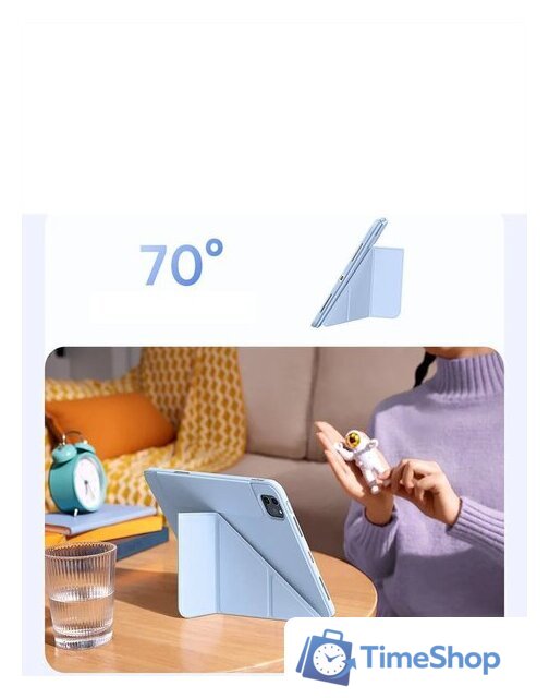 Чехол для планшета Baseus Minimalist для Apple iPad 10.2 (голубой) - Изображение №21 — Интернет-магазин Time-Shop