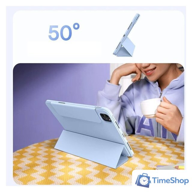 Чехол для планшета Baseus Minimalist для Apple iPad 10.2 (голубой) - Изображение №19 — Интернет-магазин Time-Shop