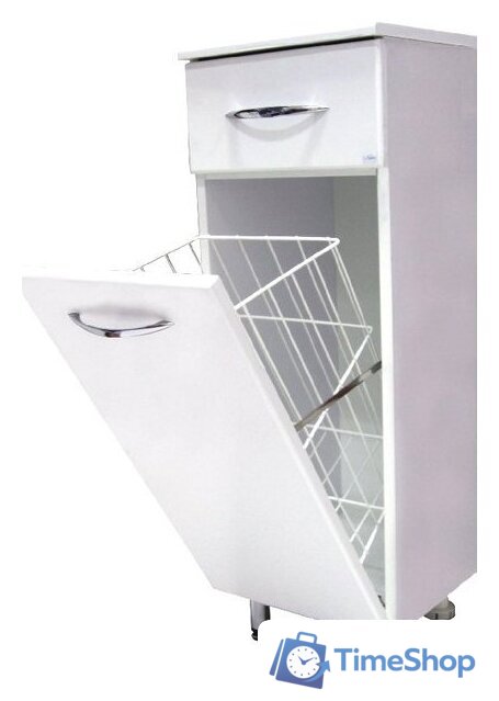  Onika Шкаф-полупенал Каприз 30.17 (с корзиной) 403003 - Изображение №1 — Интернет-магазин Time-Shop