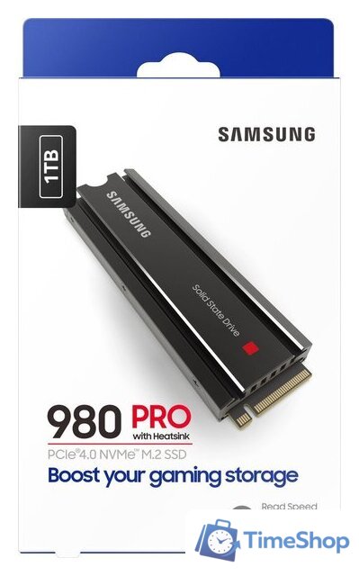 SSD Samsung 980 Pro с радиатором 1TB MZ-V8P1T0CW - Изображение №5 — Интернет-магазин Time-Shop