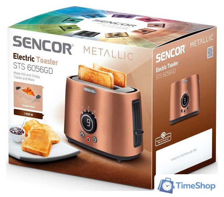 Тостер Sencor STS 6056GD - Изображение №11 — Интернет-магазин Time-Shop