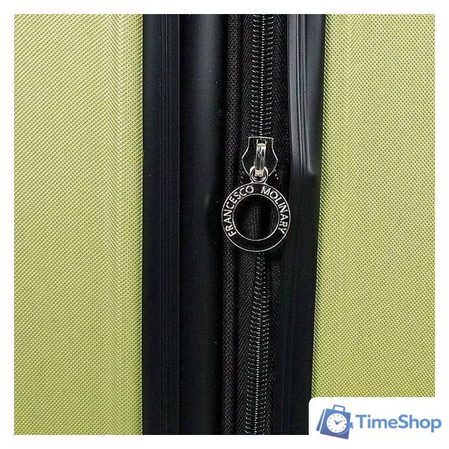 Чемодан-спиннер Francesco Molinary 336-161426/3-20 (салатовый) - Изображение №10 — Интернет-магазин Time-Shop