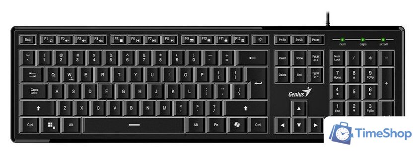 Клавиатура Genius SlimStar 820 (черный) - Изображение №1 — Интернет-магазин Time-Shop