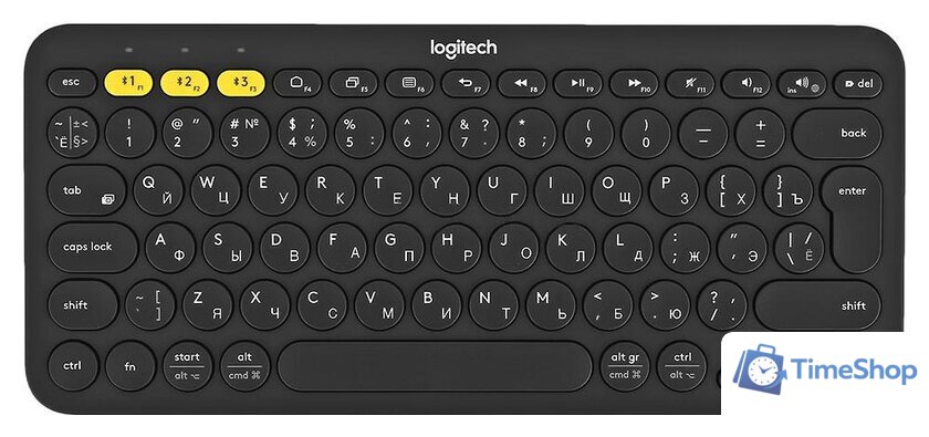 Клавиатура Logitech Multi-Device K380 Bluetooth 920-007584 (черный) - Изображение №1 — Интернет-магазин Time-Shop
