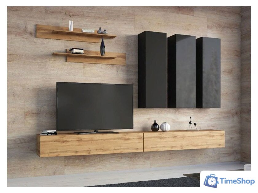 Полка НК-Мебель Point Тип-30 (дуб вотан) - Изображение №2 — Интернет-магазин Time-Shop