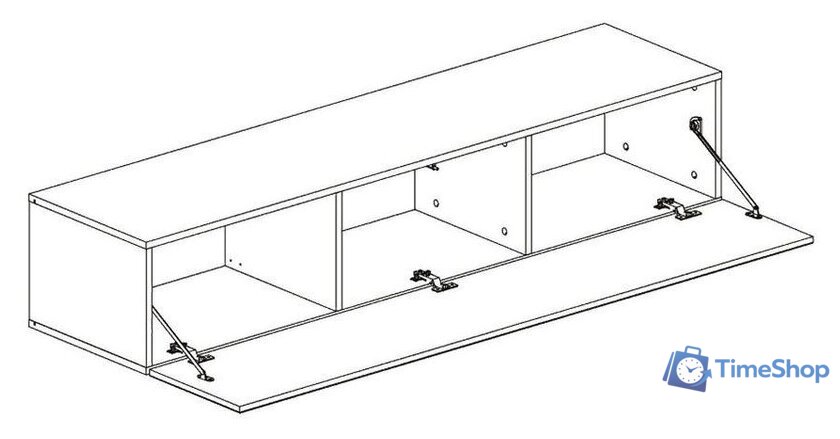 Полка НК-Мебель Point Тип-30 (дуб вотан) - Изображение №4 — Интернет-магазин Time-Shop