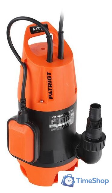 Дренажный насос Patriot F 1100 - Изображение №2 — Интернет-магазин Time-Shop