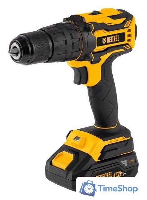 Ударная дрель-шуруповерт Denzel CIDB-18-02 26145 (с 2-мя АКБ, кейс) - Изображение №1 — Интернет-магазин Time-Shop