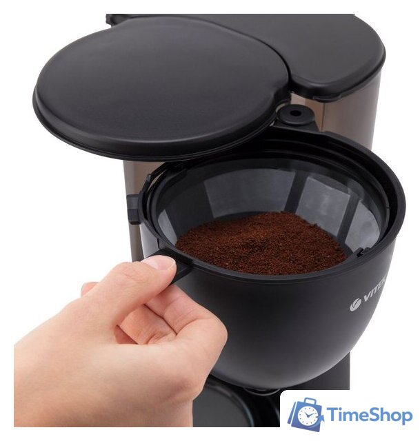 Кофеварка Vitek Prive VT-8380 - Изображение №5 — Интернет-магазин Time-Shop