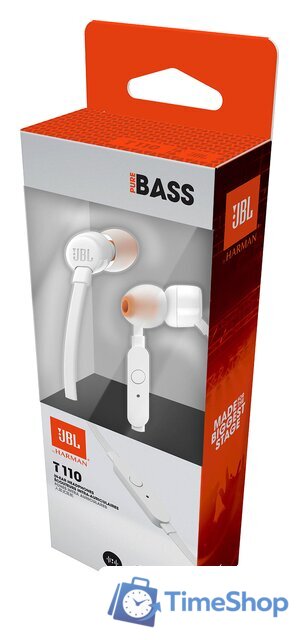 Наушники JBL Tune 110 (белый) - Изображение №5 — Интернет-магазин Time-Shop