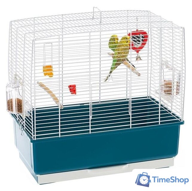 Клетка Ferplast Rekord 3 (синий) 52009801 - Изображение №5 — Интернет-магазин Time-Shop