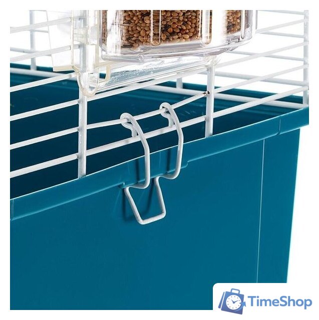 Клетка Ferplast Rekord 3 (синий) 52009801 - Изображение №11 — Интернет-магазин Time-Shop