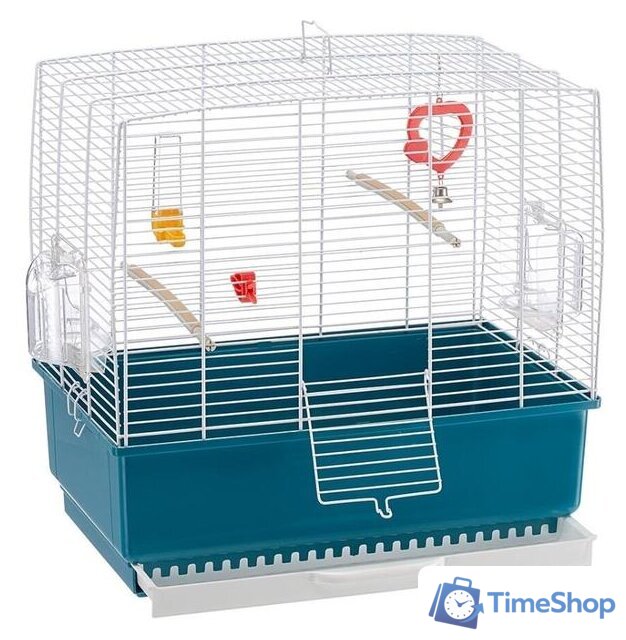 Клетка Ferplast Rekord 3 (синий) 52009801 - Изображение №10 — Интернет-магазин Time-Shop