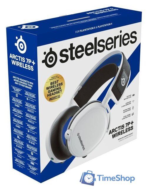 Наушники SteelSeries Arctis 7P+ Wireless - Изображение №5 — Интернет-магазин Time-Shop